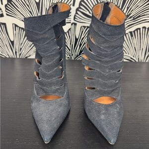 Steve Madden Dark Gray Heeled Boots